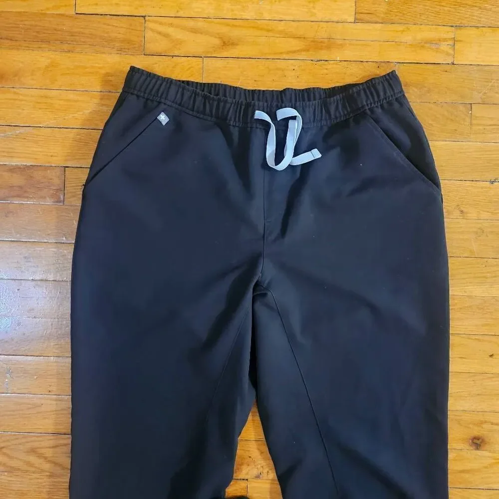 Figs Black Men's Large Tansen Jogger Scrub Pants